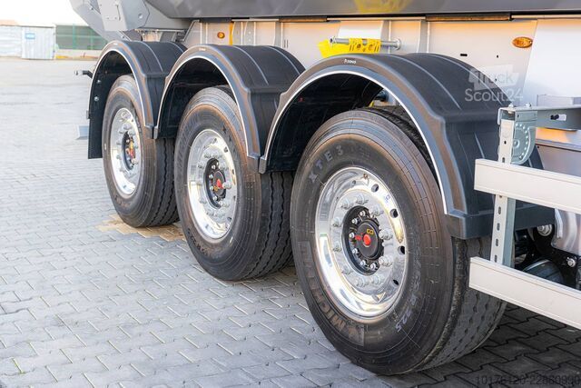 Semi-reboque basculante Nükte Trailer 30 m³ Half-Pipe Type Tipper