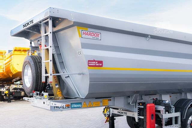 Semi-reboque basculante Nükte Trailer 30 m³ Half-Pipe Type Tipper