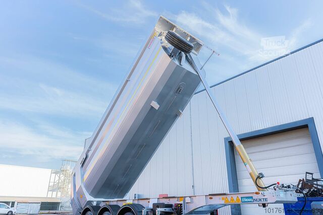 Semi-reboque basculante Nükte Trailer 30 m³ Half-Pipe Type Tipper