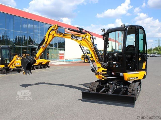 Minirýpadlo JCB 8029 CTS sofort verfügbar