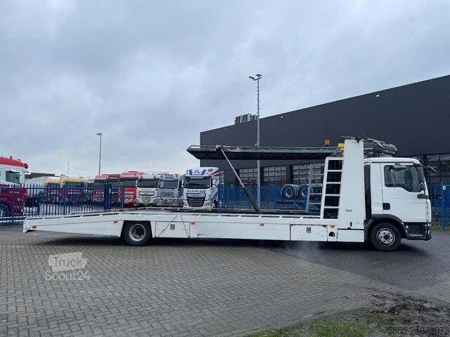 Furgon samochodowy do przewozu aut MAN TGL 12.240 Tijhof Cartransporter / 531.000 KM /...