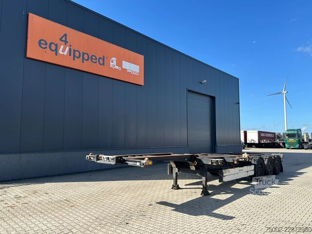 Containertransport Schmitz Cargobull SCF24G 40FT HC / SAF + DISC / LIFTAXLE / NL-CHA...