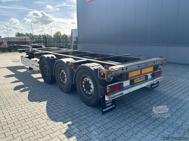 Containertransport Schmitz Cargobull SCF24G 40FT HC / SAF + DISC / LIFTAXLE / NL-CHA...