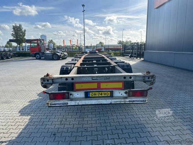 Containertransport Schmitz Cargobull SCF24G 40FT HC / SAF + DISC / LIFTAXLE / NL-CHA...