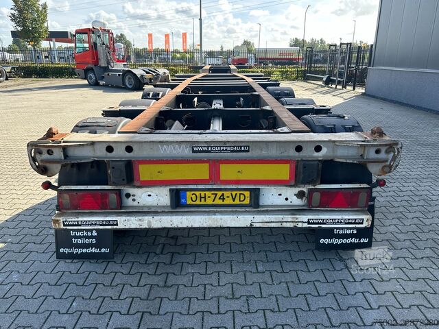 Containertransport Schmitz Cargobull SCF24G 40FT HC / SAF + DISC / LIFTAXLE / NL-CHA...