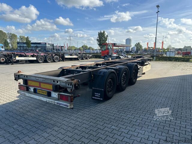 Containertransport Schmitz Cargobull SCF24G 40FT HC / SAF + DISC / LIFTAXLE / NL-CHA...