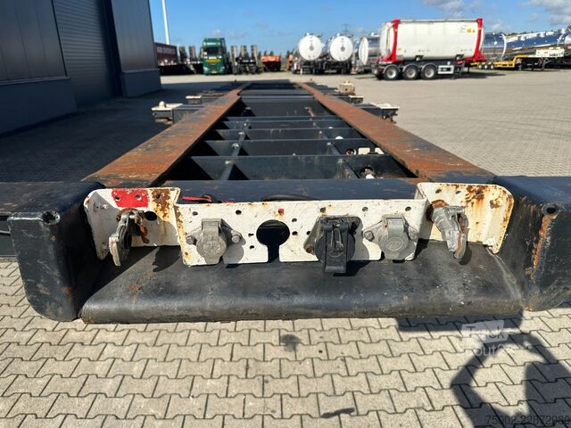 Containertransport Schmitz Cargobull SCF24G 40FT HC / SAF + DISC / LIFTAXLE / NL-CHA...