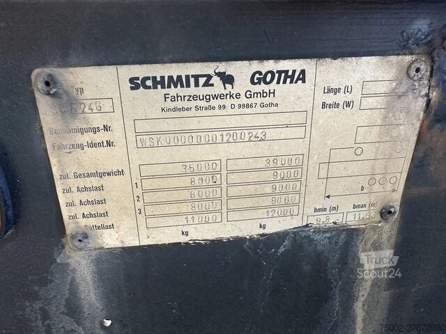 Kontejnerski transport Schmitz Cargobull SCF24G 40FT HC / SAF + DISC / LIFTAXLE / NL-CHA...