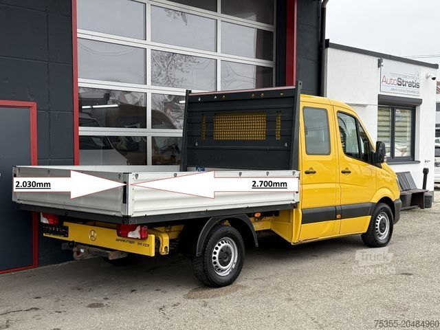 Pick-up bestelwagen MERCEDES-BENZ Sprinter 311 CDI DoKa 6-Sitzer 2,7m Pritsche AHK