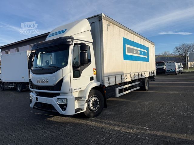 Вантажівка з платформою і тентом IVECO Eurocargo 190EL32/P Schiebeplane E6 LBW 2200kg