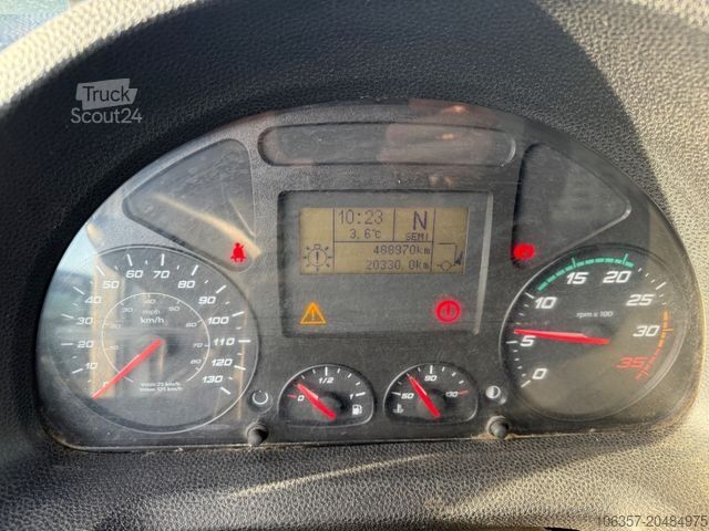 Вантажівка з платформою і тентом IVECO Eurocargo 190EL32/P Schiebeplane E6 LBW 2200kg