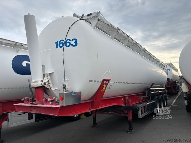 Silo semitrailer FELDBINDER KIP 60.3 E-Hydraulik