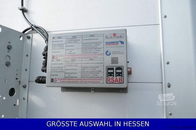 Open oplegger met zeil SCHMITZ CARGOBULL neue Planen Liftachse Hubdach RSAB ¤339.-mt