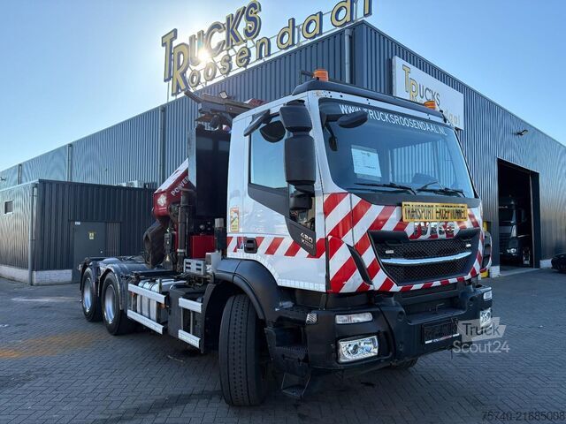 Crane Iveco Stralis 420 X-WAY + HMF 5020K-RCS 6x TREKKER + ...
