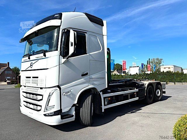 Kampós konténerszállító teherautó VOLVO FH420-6X2/4-MOTORSEITIG-KFZ BRIEF-TOP