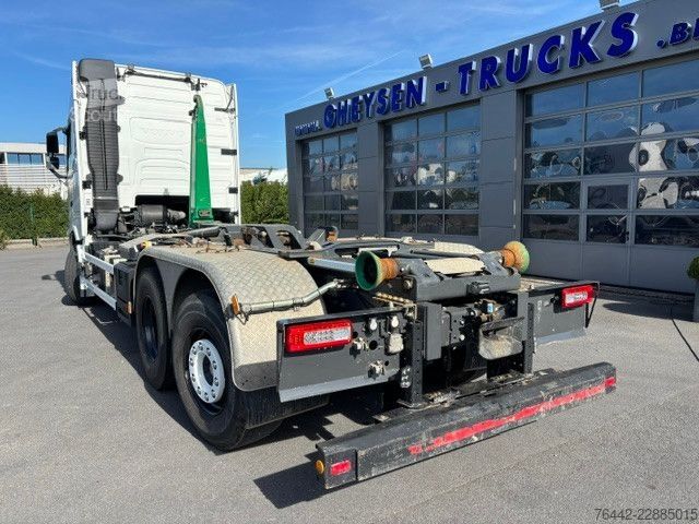 Kampós konténerszállító teherautó VOLVO FH420-6X2/4-MOTORSEITIG-KFZ BRIEF-TOP