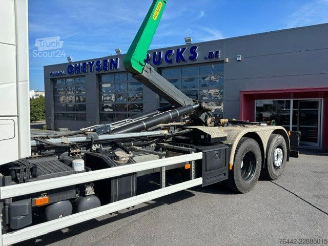 Kampós konténerszállító teherautó VOLVO FH420-6X2/4-MOTORSEITIG-KFZ BRIEF-TOP