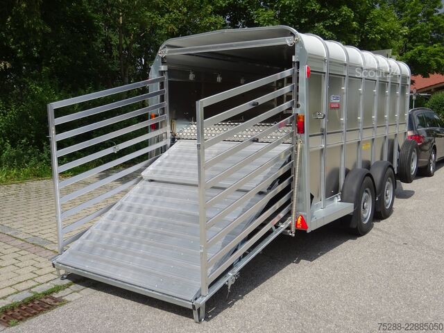Prikolica za stoku Ifor Williams TA510G14, 3,5to., 4270 x 1780 x 1830 mm