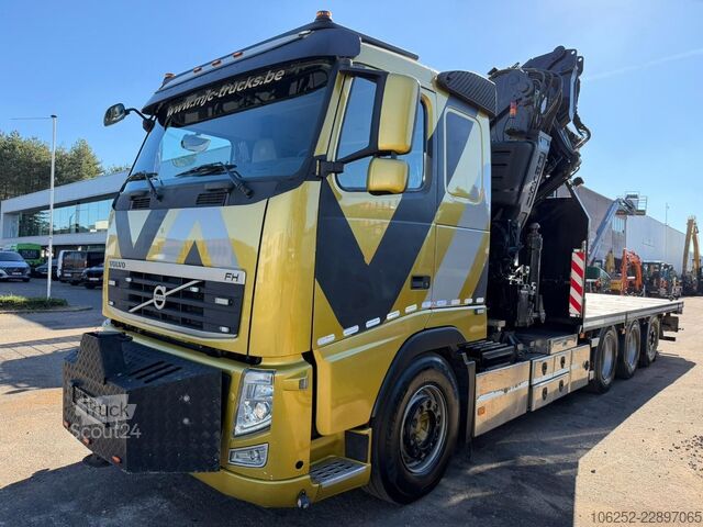 Lastplattform Volvo FH 420 8x4 PRITSCHE + 30m! KRAN FASSI F660 (6x)...