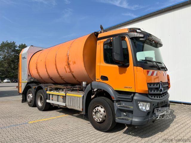 Çöp kamyonu MERCEDES-BENZ 2532 L 6x2/4 Faun Rotopress generalüberholt