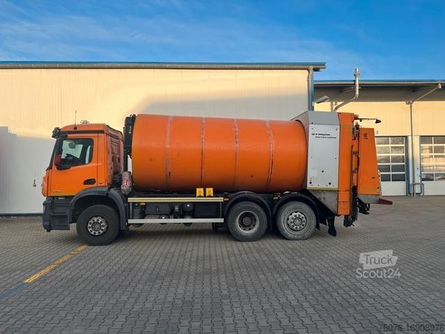 Çöp kamyonu MERCEDES-BENZ 2532 L 6x2/4 Faun Rotopress generalüberholt