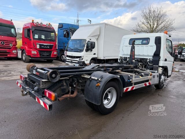 Transporter mit Kipper FUSO Canter 7C18 Abrollkipper/Hiab-Multilift/88TK/TÜV
