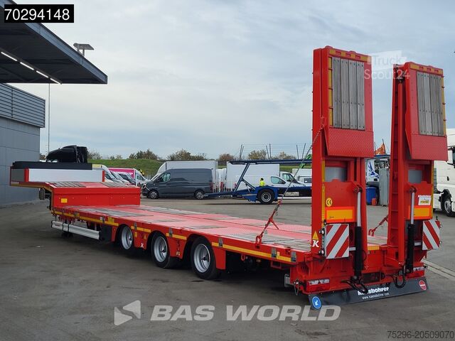 Tieflader Kässbohrer LB3E 3 axles Steering+Lift Axle Extendable Ramps
