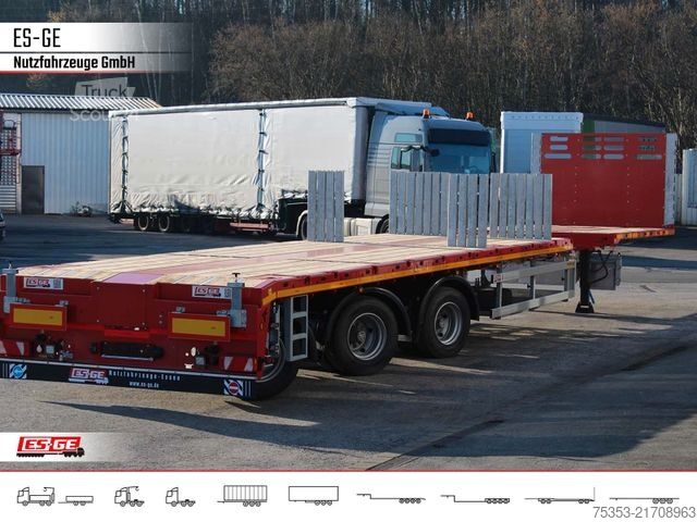 Auflieger mit Arbeitsbühne FAYMONVILLE Telemax Megatrailer - hydr. gelenkt