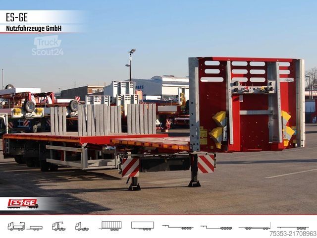 Auflieger mit Arbeitsbühne FAYMONVILLE Telemax Megatrailer - hydr. gelenkt