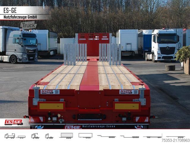 Auflieger mit Arbeitsbühne FAYMONVILLE Telemax Megatrailer - hydr. gelenkt
