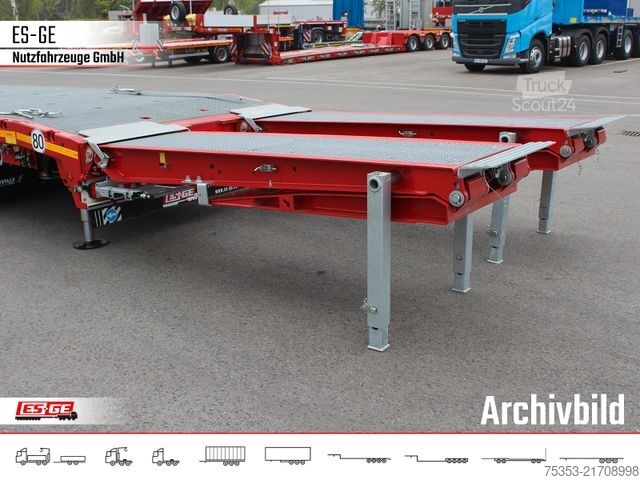 Semirremolque de plataforma baja FAYMONVILLE Multimax Plus Satteltieflader Hebebett