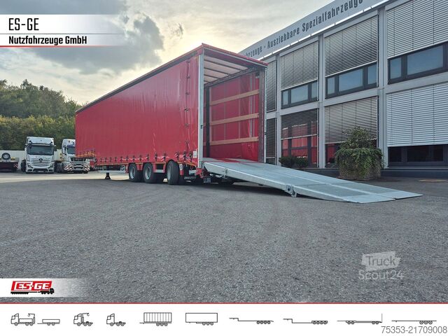 Низькорамний напівпричіп FAYMONVILLE MAX Trailer MAX100 Semi-Tieflader Planenaufbau