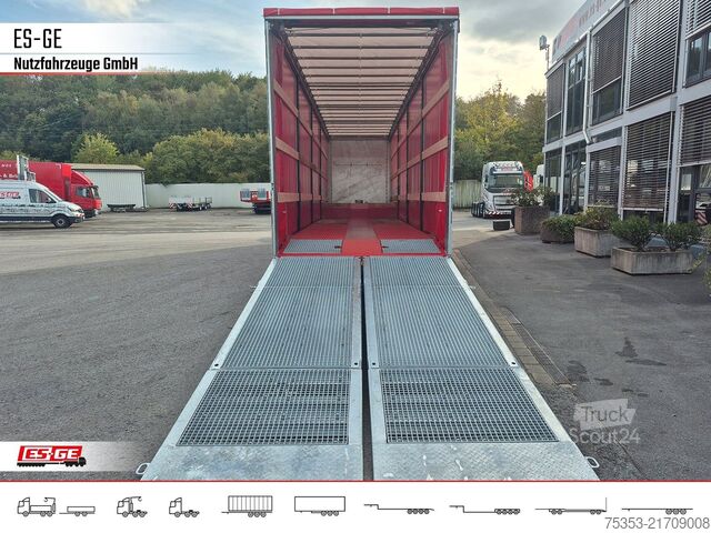 Низькорамний напівпричіп FAYMONVILLE MAX Trailer MAX100 Semi-Tieflader Planenaufbau