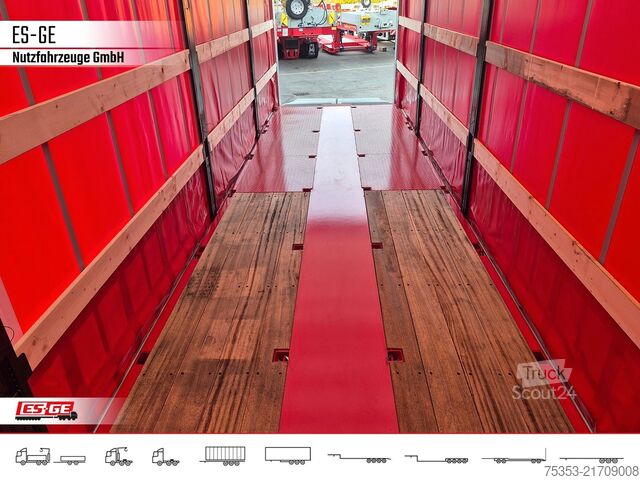 Низькорамний напівпричіп FAYMONVILLE MAX Trailer MAX100 Semi-Tieflader Planenaufbau