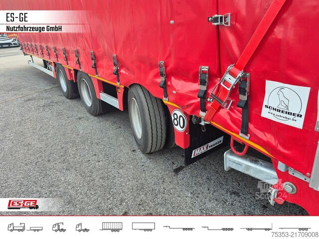 Низькорамний напівпричіп FAYMONVILLE MAX Trailer MAX100 Semi-Tieflader Planenaufbau