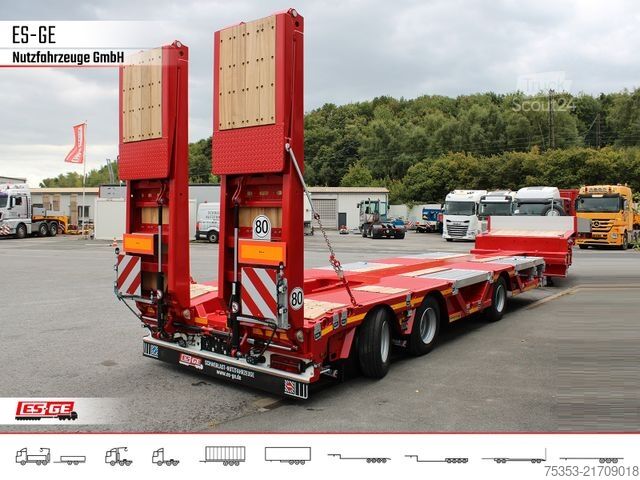 Semirremolque de plataforma baja FAYMONVILLE Multimax Satteltieflader (1+2) - nachlaufgelenkt