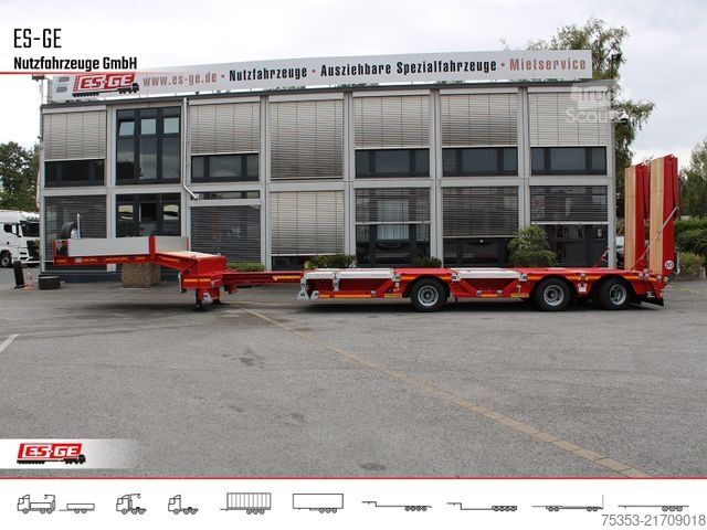 Semirremolque de plataforma baja FAYMONVILLE Multimax Satteltieflader (1+2) - nachlaufgelenkt