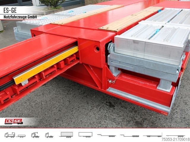 Semirremolque de plataforma baja FAYMONVILLE Multimax Satteltieflader (1+2) - nachlaufgelenkt