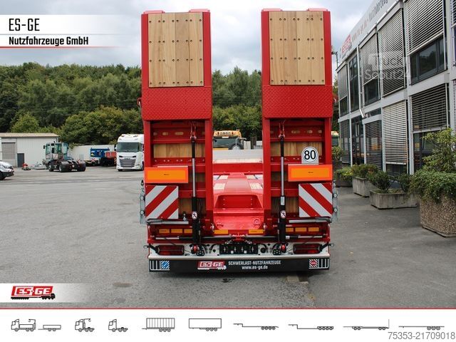 Semirremolque de plataforma baja FAYMONVILLE Multimax Satteltieflader (1+2) - nachlaufgelenkt