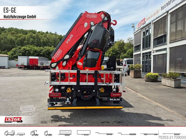 Lastebil med plan MAN TGX 26.480 6x2-4 LL CH mit Fassi F545RA.2.26