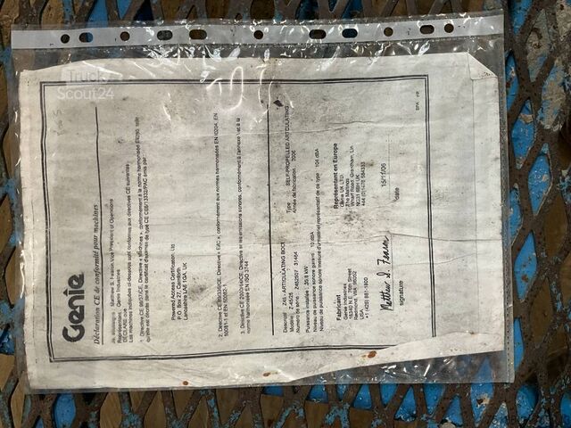 Plate-forme de travail télescopique articulée Genie Z 45/25