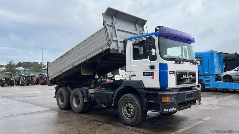3-puoleinen kippauslaite MAN 33.463 (STEEL SUSP. / CLEAN TRUCK / GOOD TYRES ...