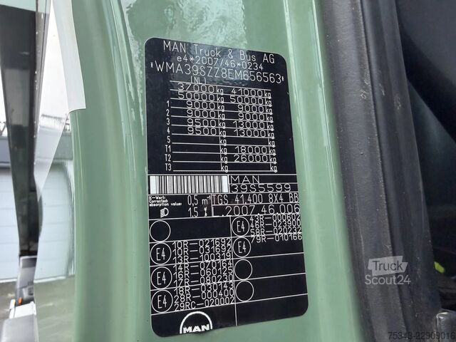 Kippiauto MAN TGS 41.400 | Airco | Year: 2014 | 19 M³ |