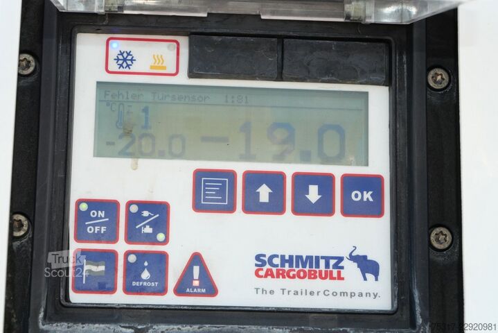 Hladilna polprikolica SCHMITZ CARGOBULL SKO 24/ LBW 2500 kg UFB /DS/ BLUMEN / TK SCB