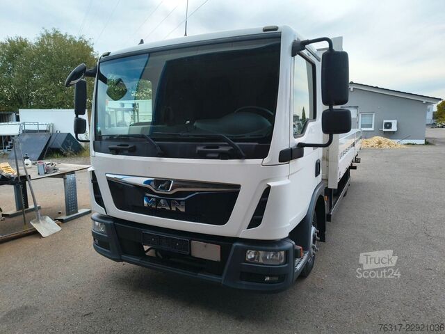 Fourgon pick-up MAN TGL 8.190 Pritsche 6,10m, BL, 2x AHK,