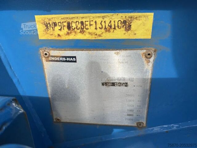 Containertransport RENDERS-HAS O4/DA 08 EURO 800 CONTAINERCHASSIS