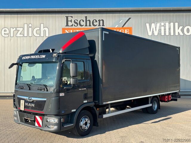 Kuorma-auto umpikorilla MAN TGL 12.220 BL 7250mm Koffer*LBW*Automatik*Klima