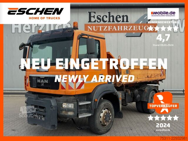 Dreiseitenkipper LKW MAN TGM 18.290 4x4BB MEILLER*Kommunal+Steuerung