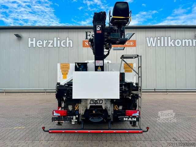 Düz kasa kamyon MAN TGS 26.460 6x2 Lift*Lenk*Pritsche*HIAB 177K Kran