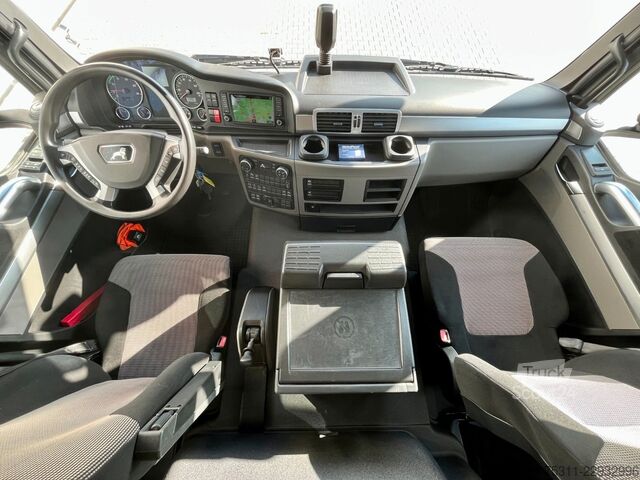 Φορτηγό με επίπεδη καρότσα MAN TGS 26.460 6x2 Lift*Lenk*Pritsche*HIAB 177K Kran